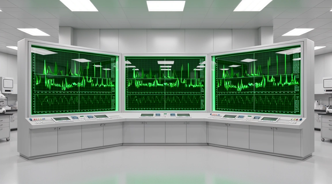 Data monitoring laboratory environment